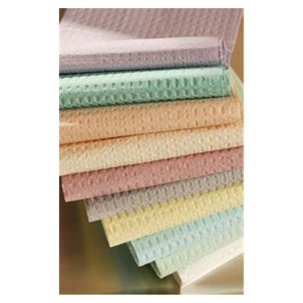 Bib Towel TIDI Choice Waffle 13 in x 18 in Grn 2 Ply T/P 500/Ca